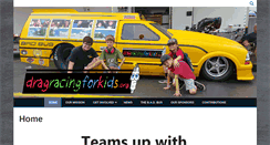 Desktop Screenshot of dragracingforkids.org